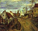 Paul Cezanne Wall Art - Village Road Auvers